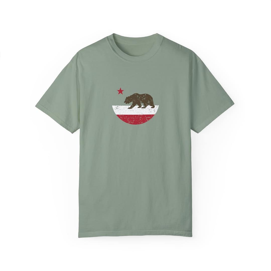 US State California Bear Grunge - Image 4