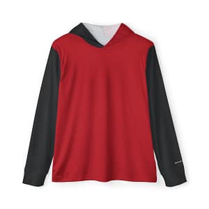 Men's Warmup Hoodie - Red, Black, and Black