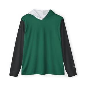 Men's Warmup Hoodie - Green, White, and Black