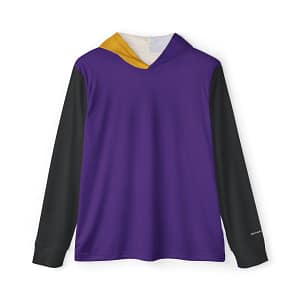 Men's Warmup Hoodie - Purple, Gold, and Black