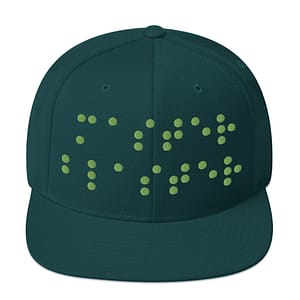 Cap Snapback - Master Blaster (Green Braille)