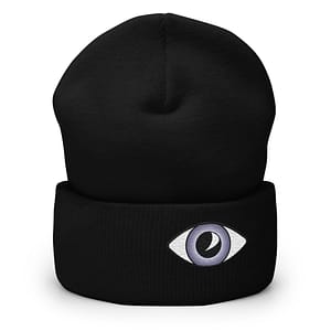 Beanie Cuffed - Purple Eye