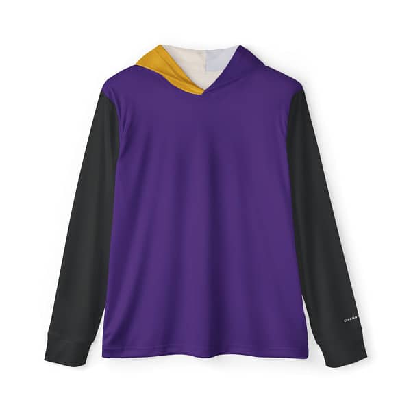 Men's Warmup Hoodie - Purple, Gold, and Black