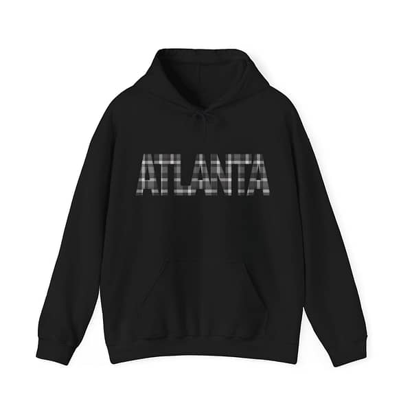 Hoodie - Stealth Plaid Atlanta